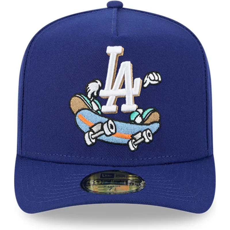 lippikset-kaareva-sininen-istuva-59fifty-a-frame-cartoon-los-angeles-dodgers-mlb-new-era