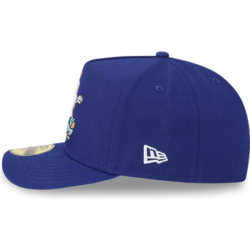 lippikset-kaareva-sininen-istuva-59fifty-a-frame-cartoon-los-angeles-dodgers-mlb-new-era