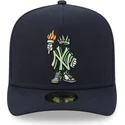 lippikset-kaareva-laivastonsininen-istuva-59fifty-a-frame-cartoon-new-york-yankees-mlb-new-era