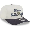 lippikset-kaareva-beige-snapback-9fifty-a-frame-chainstitch-vegas-golden-knights-nhl-new-era