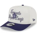 lippikset-kaareva-beige-snapback-9fifty-a-frame-chainstitch-toronto-maple-leafs-nhl-new-era