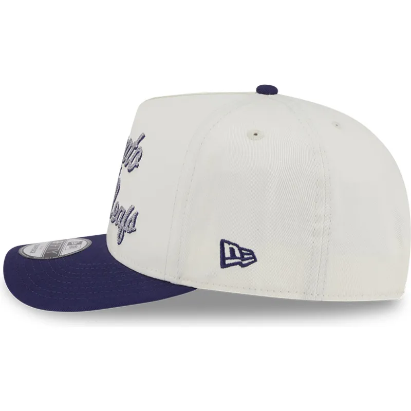 lippikset-kaareva-beige-snapback-9fifty-a-frame-chainstitch-toronto-maple-leafs-nhl-new-era