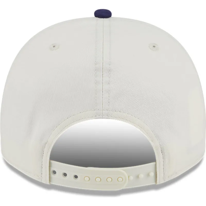 lippikset-kaareva-beige-snapback-9fifty-a-frame-chainstitch-toronto-maple-leafs-nhl-new-era