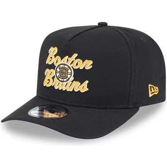 Lippikset kaareva musta snapback 9FIFTY A Frame Chainstitch Boston Bruins NHL New Era