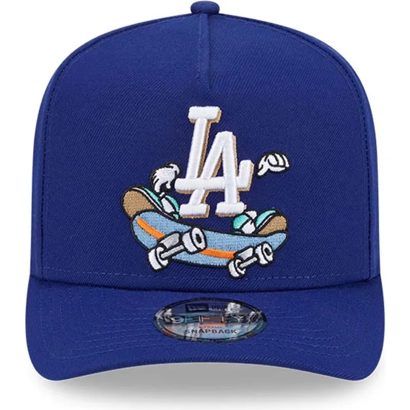 lippikset-kaareva-sininen-snapback-9fifty-a-frame-cartoon-los-angeles-dodgers-mlb-new-era