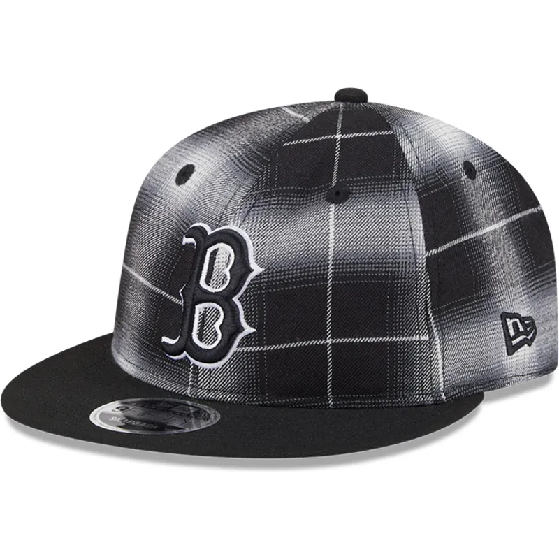 cap-littea-black-snapback-9fifty-retro-crown-plaid-boston-red-sox-mlb-new-era cap-littea-black-snapback-9fifty-retro-crown-plaid-boston-red-sox-mlb-new-era