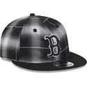 lippikset-littea-musta-snapback-9fifty-retro-crown-plaid-boston-red-sox-mlb-new-era