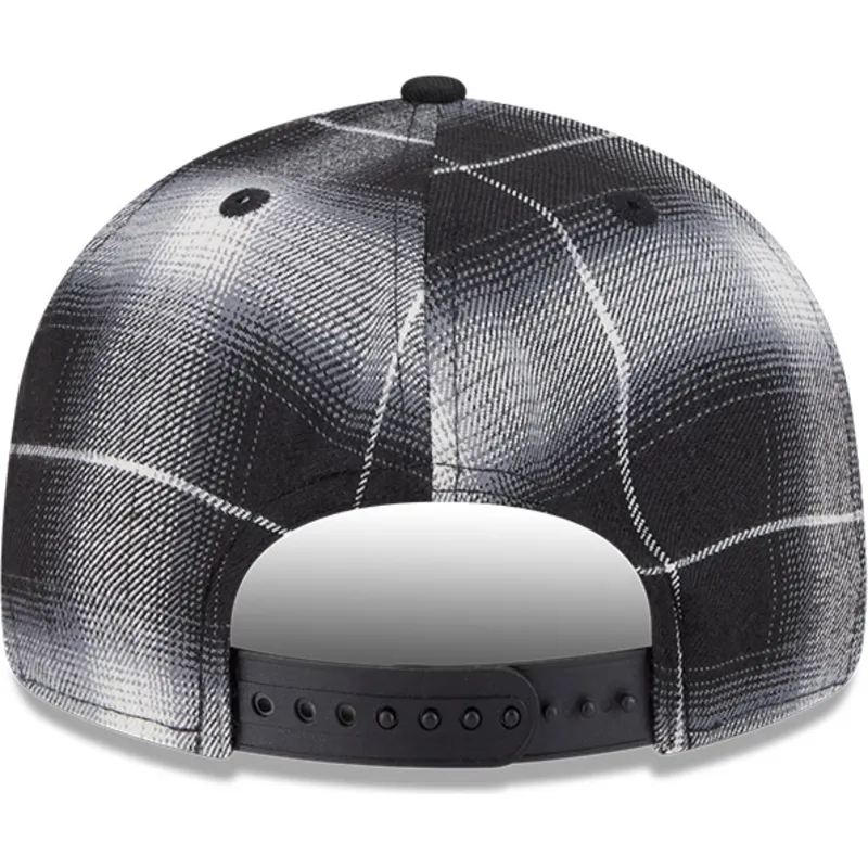 lippikset-littea-musta-snapback-9fifty-retro-crown-plaid-chicago-white-sox-mlb-new-era