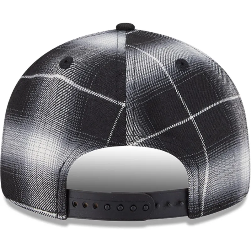 lippikset-littea-musta-snapback-9fifty-retro-crown-plaid-los-angeles-dodgers-mlb-new-era