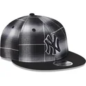 lippikset-littea-musta-snapback-9fifty-retro-crown-plaid-new-york-yankees-mlb-new-era