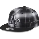 cap-littea-black-snapback-9fifty-retro-crown-plaid-oakland-athletics-mlb-new-era