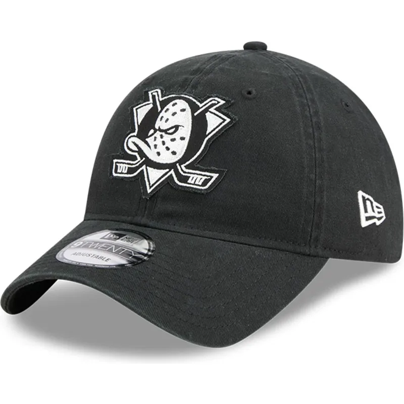 lippikset-kaareva-musta-saadettava-nauha-9twenty-stamp-anaheim-ducks-nhl-new-era