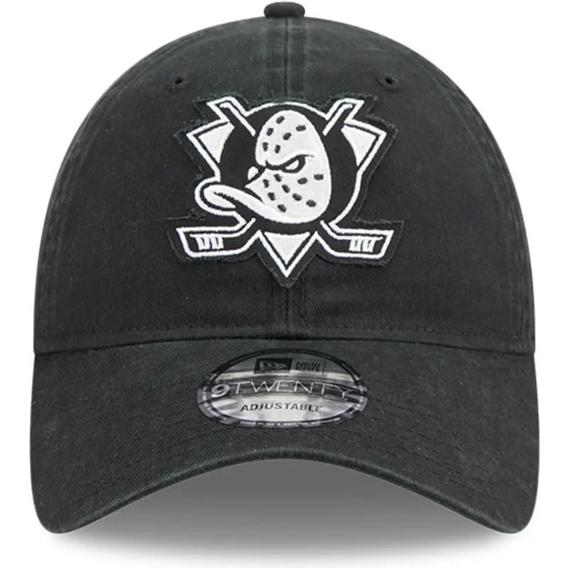 lippikset-kaareva-musta-saadettava-nauha-9twenty-stamp-anaheim-ducks-nhl-new-era