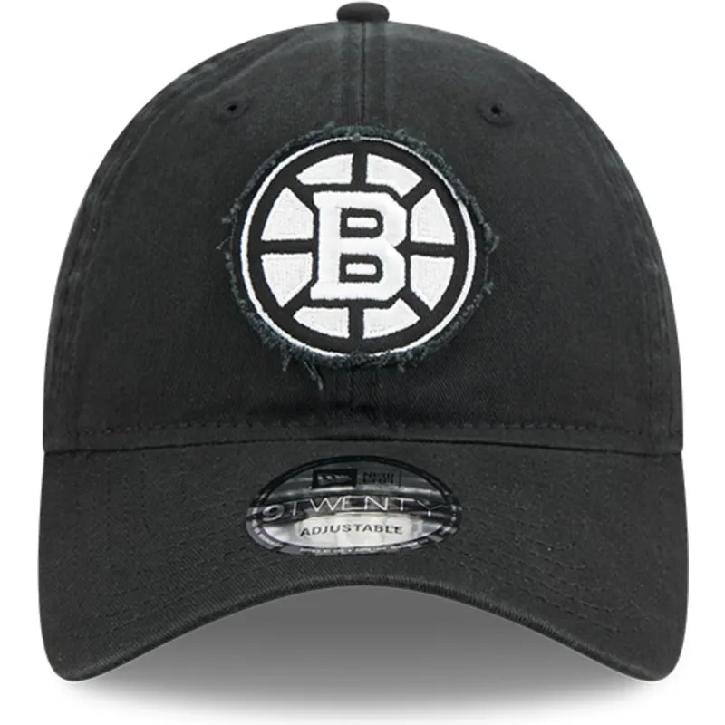 lippikset-kaareva-musta-saadettava-nauha-9twenty-stamp-boston-bruins-nhl-new-era