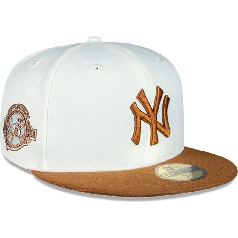 lippikset-littea-ruskea-istuva-59fifty-chrome-toast-side-patch-new-york-yankees-mlb-new-era