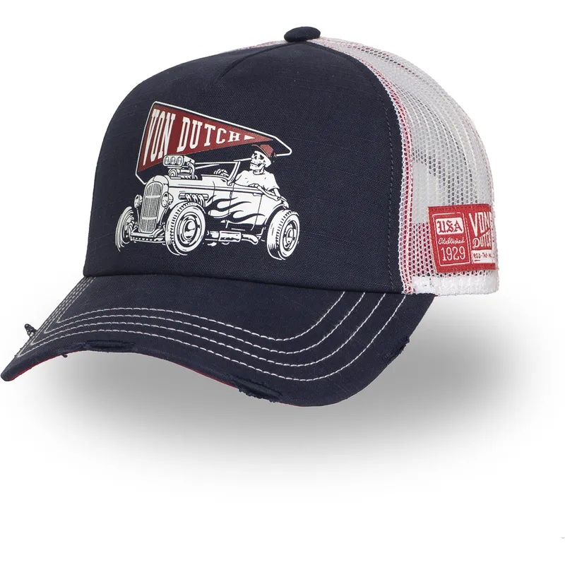 lippikset-kaareva-rekka-laivastonsininen-snapback-crew26-von-dutch