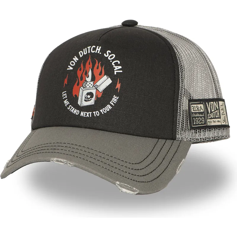lippikset-kaareva-rekka-harmaa-snapback-crew27-von-dutch