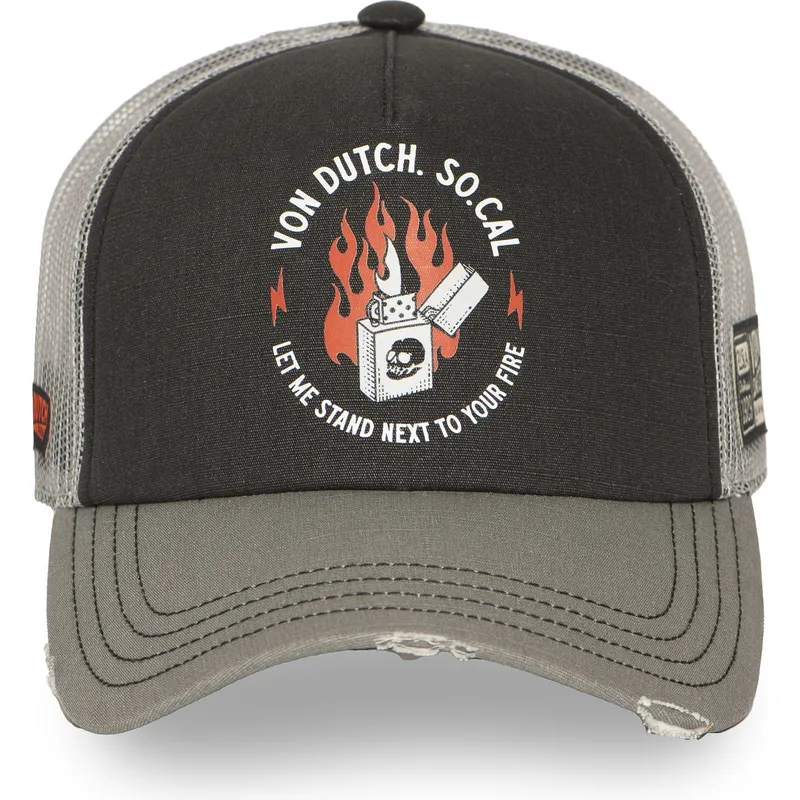 lippikset-kaareva-rekka-harmaa-snapback-crew27-von-dutch
