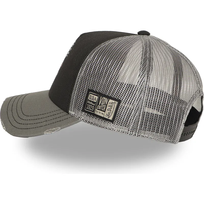 lippikset-kaareva-rekka-harmaa-snapback-crew27-von-dutch