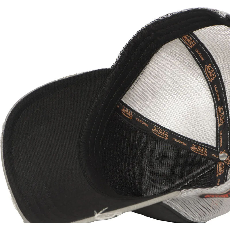 lippikset-kaareva-rekka-harmaa-snapback-crew27-von-dutch