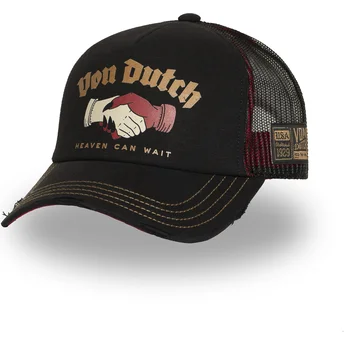 Cap kaareva black snapback Von Dutch