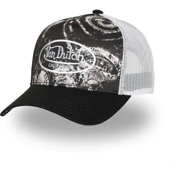 Cap kaareva black snapback Von Dutch