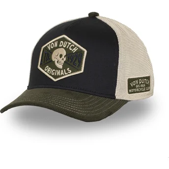 Lippikset kaareva rekka monivärinen snapback SEM04 Von Dutch