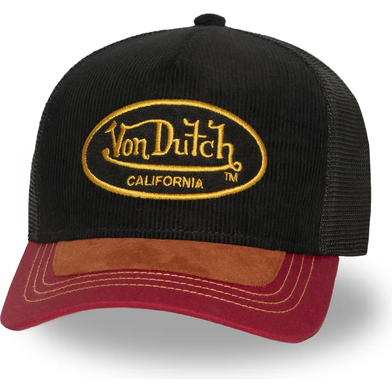 lippikset-kaareva-rekka-musta-snapback-von-dutch