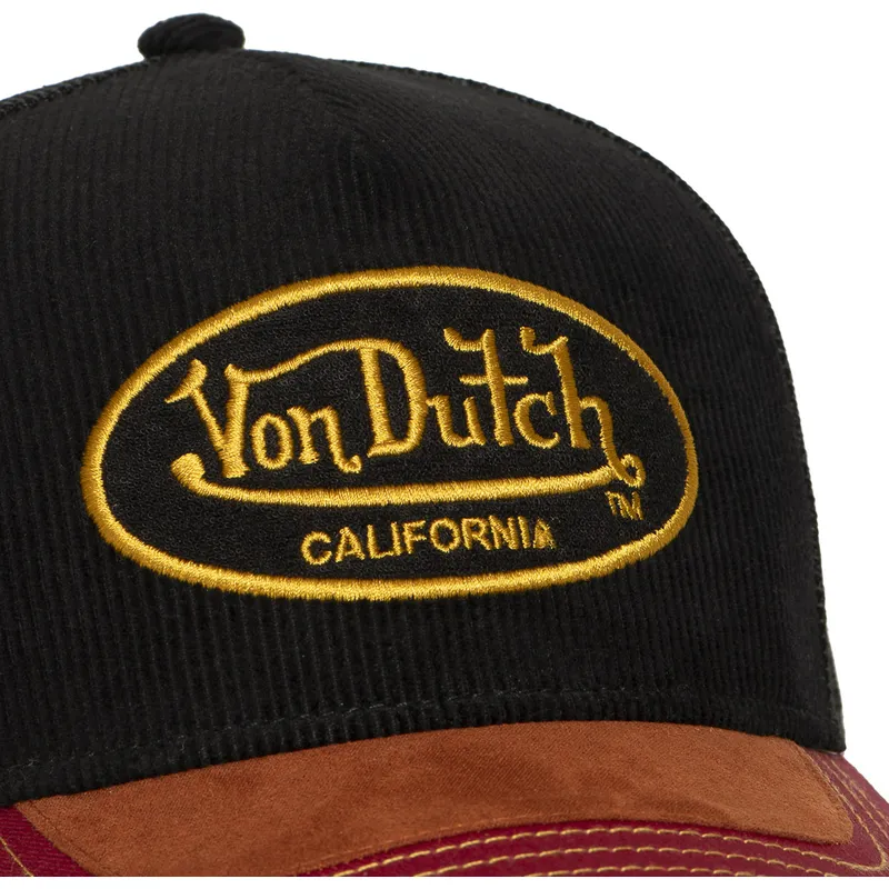 lippikset-kaareva-rekka-musta-snapback-von-dutch