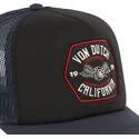 lippikset-kaareva-rekka-monivarinen-snapback-foam02-von-dutch