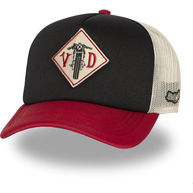 lippikset-kaareva-rekka-monivarinen-snapback-foam04-von-dutch