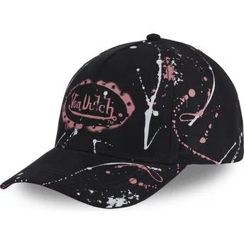 Cap kaareva black snapback Von Dutch