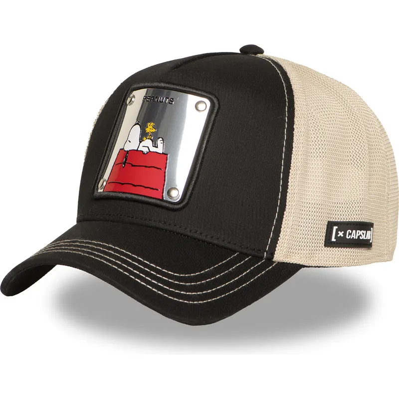 lippikset-kaareva-rekka-musta-snapback-pea6-naw6-snoopy-ja-ressu-tenavat-capslab