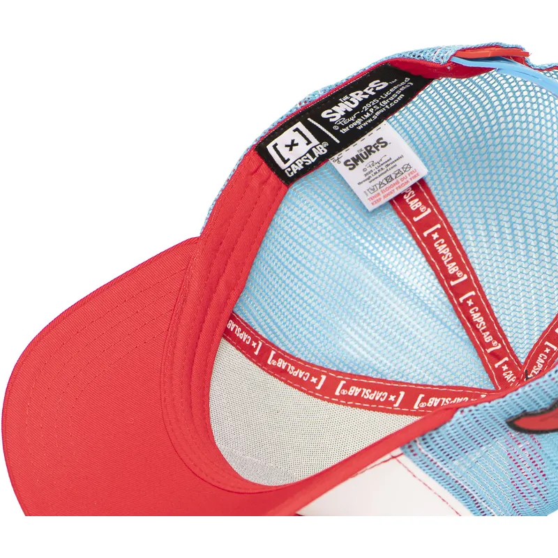 lippikset-kaareva-rekka-monivarinen-snapback-smu-papa-isopappa-smurffit-capslab