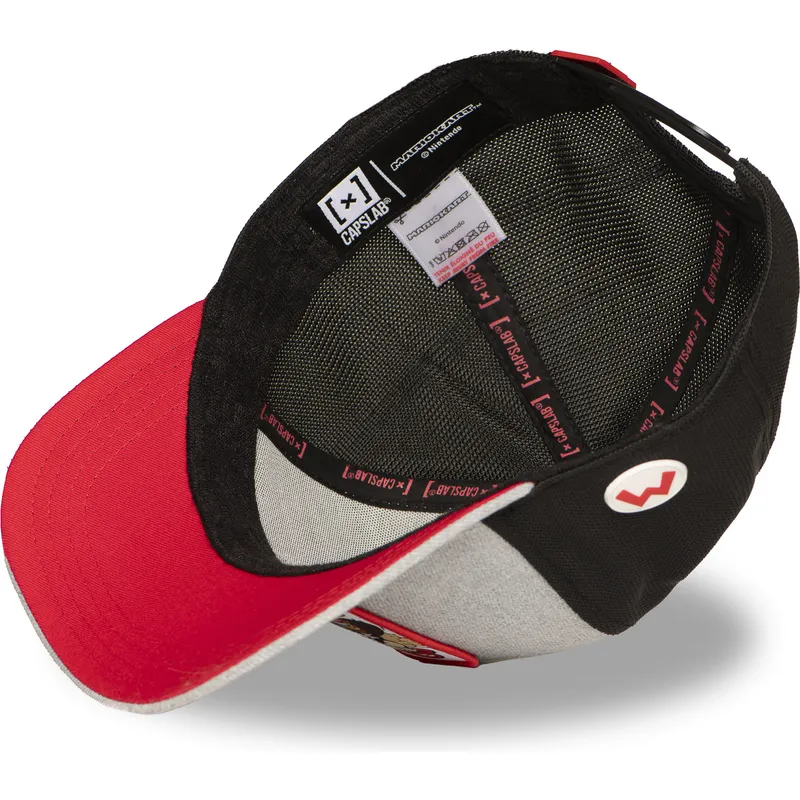 lippikset-kaareva-rekka-harmaa-snapback-kart-smk3-vro-bros-mario-super-mario-bros-capslab