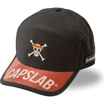 Cap kaareva black adjustable strap Straw Hat Pirates One Piece Capslab