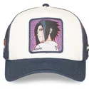 lippikset-kaareva-rekka-valkoinen-snapback-ns5-sas-sasuke-uchiha-naruto-capslab