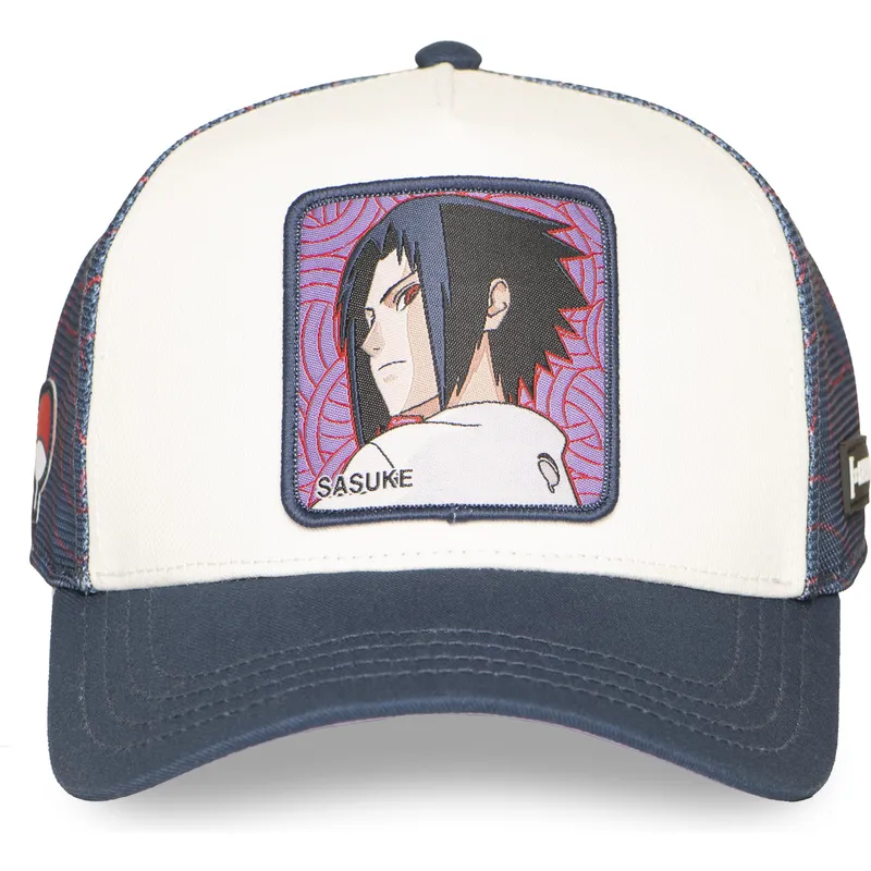 cap-kaareva-white-snapback-sasuke-uchiha-naruto-capslab cap-kaareva-white-snapback-sasuke-uchiha-naruto-capslab