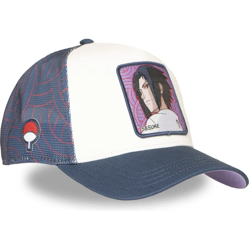cap-kaareva-white-snapback-sasuke-uchiha-naruto-capslab cap-kaareva-white-snapback-sasuke-uchiha-naruto-capslab