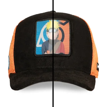 Capslab Naruto Uzumaki NS5 SAG Black and Orange Trucker Hat