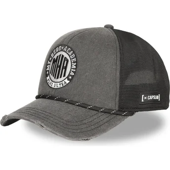 Lippikset kaareva rekka harmaa snapback Plus Ultra MHA2 LMH My Hero Academia Capslab