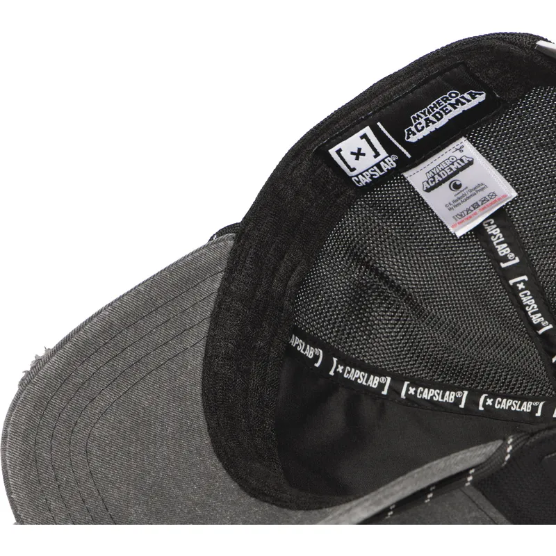 cap-kaareva-gray-snapback-my-hero-academia-capslab cap-kaareva-gray-snapback-my-hero-academia-capslab
