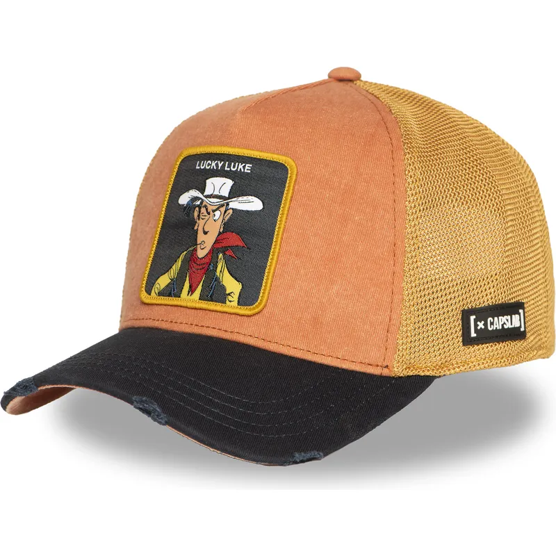 lippikset-kaareva-rekka-oranssi-snapback-lck2-lob-lucky-luke-capslab