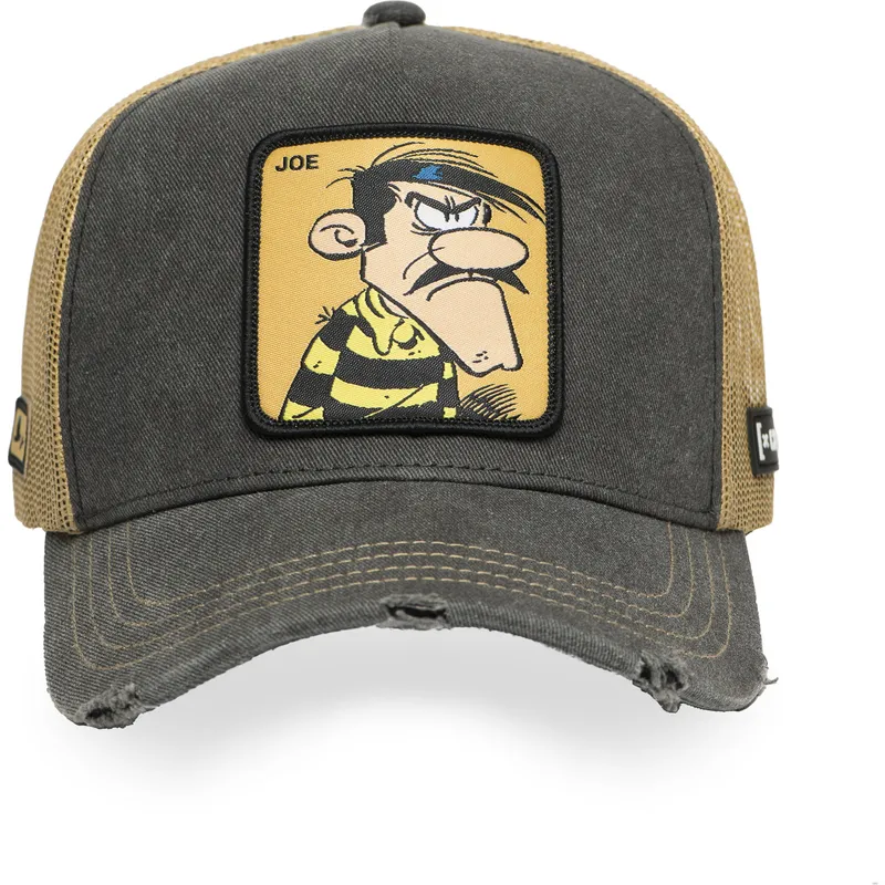 lippikset-kaareva-rekka-harmaa-snapback-lck-joe-dalton-lucky-luke-capslab