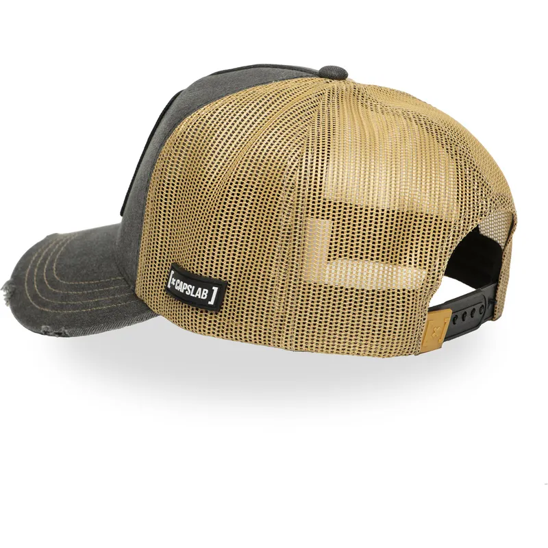 lippikset-kaareva-rekka-harmaa-snapback-lck-joe-dalton-lucky-luke-capslab