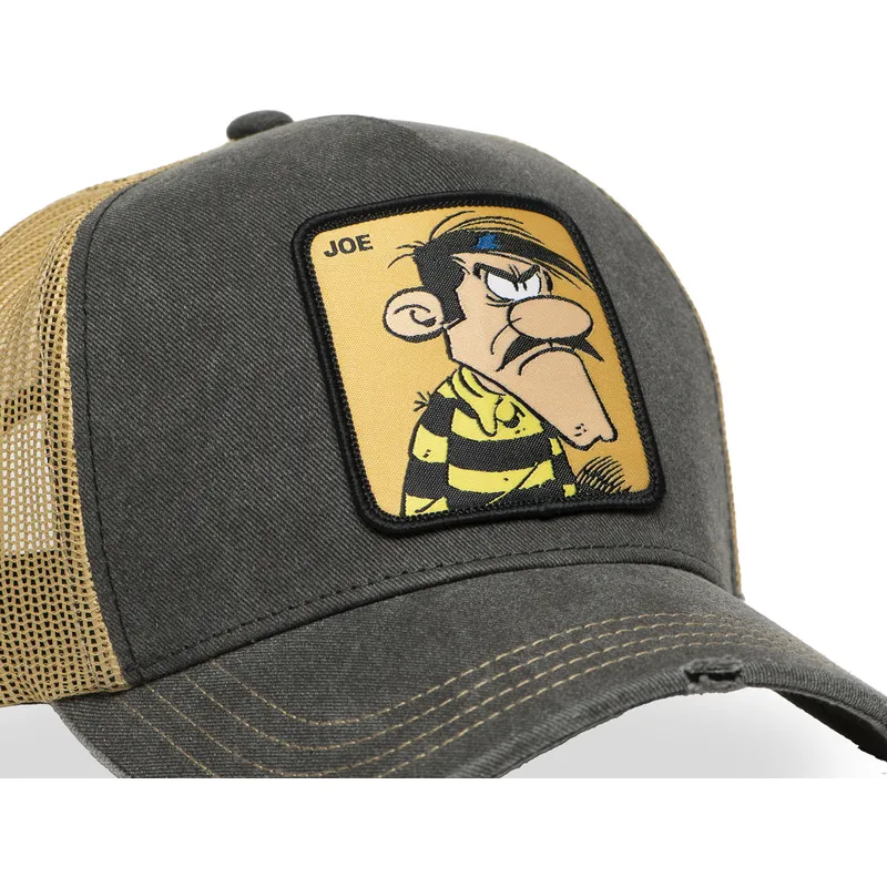 lippikset-kaareva-rekka-harmaa-snapback-lck-joe-dalton-lucky-luke-capslab
