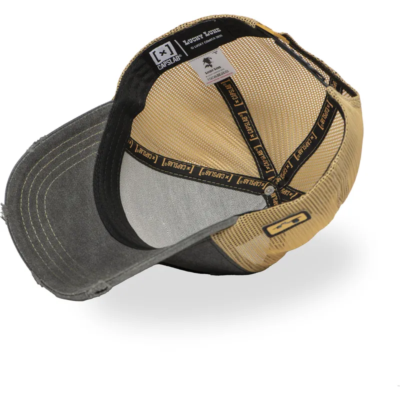 lippikset-kaareva-rekka-harmaa-snapback-lck-joe-dalton-lucky-luke-capslab