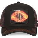 lippikset-kaareva-rekka-musta-snapback-lotr-eye-sauron-taru-sormusten-herrasta-capslab