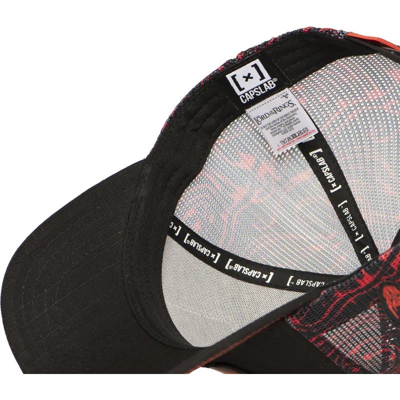 lippikset-kaareva-rekka-musta-snapback-lotr-eye-sauron-taru-sormusten-herrasta-capslab