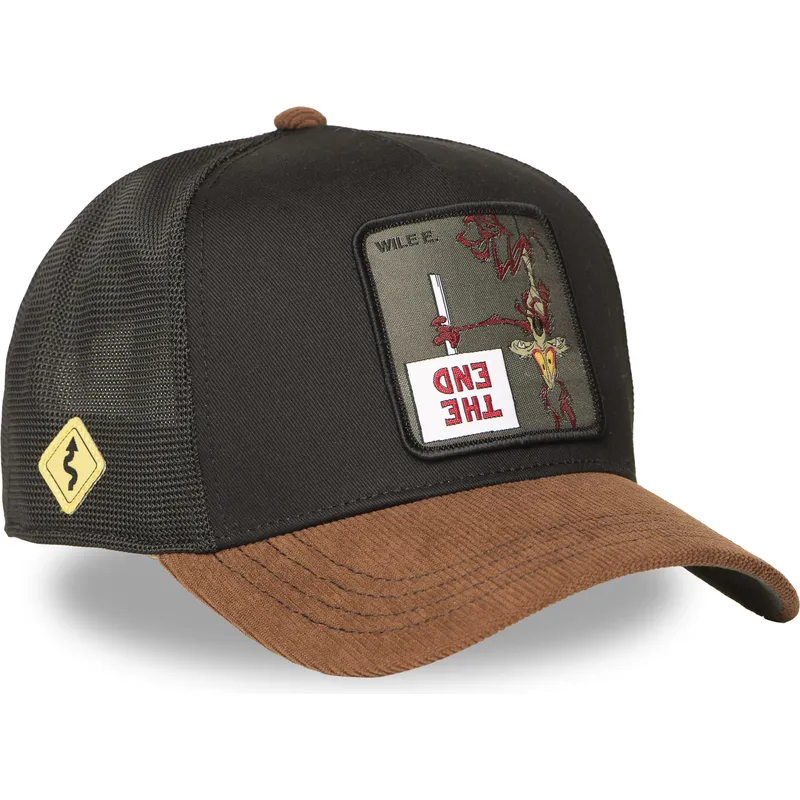 lippikset-kaareva-rekka-musta-snapback-loo12-wi2-kojootti-looney-tunes-capslab